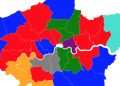 Kuzey Londra sokakları kırmızıya boyandı