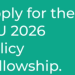 Applications now open for OIT’s 2026 Policy Fellowship