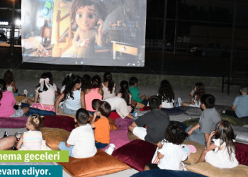 Mesarya Belediyesi animasyon filmleri sinema geceleri devam ediyor