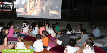 Mesarya Belediyesi animasyon filmleri sinema geceleri devam ediyor