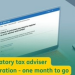 Tax advisers: one month left to register under new rules
