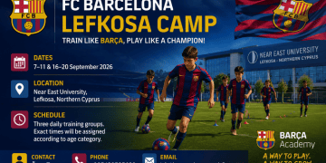Barcelona FC, Kuzey Kıbrıs’ta genç futbolculara yönelik kamp düzenledi