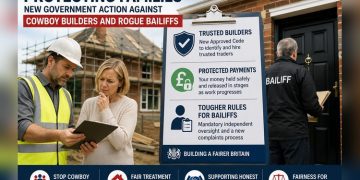 Government steps in to protect families from cowboy builders and aggressive bailiffs