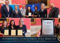 Hülya Özkoyuncu’ya, International Humanitarian Peace Award’dan özel ödül