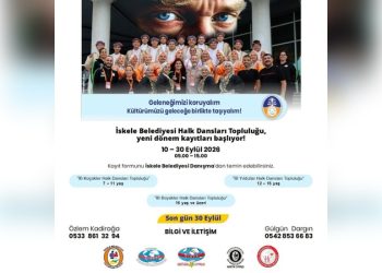 İskele Belediyesi Halk Dansları Topluluğu yeni dönem kayıtları başladı; son tarih 30 Eylül