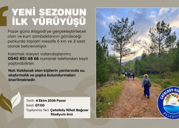 Çatalköy-Esentepe’de yeni sezonun ilk doğa yürüyüşü 4 Ekim’de, Alagadi’ye