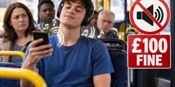 Toplu taşıma araçlarında yüksek sesle müzik dinleyenlere 100 sterlin ceza